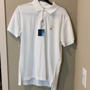 White Medium Slim Fit Brooks Brother Polo